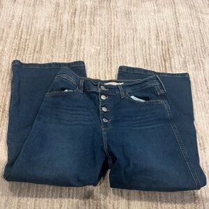 Levi’s Strauss| High Rise Dark Indigo Women's cropped